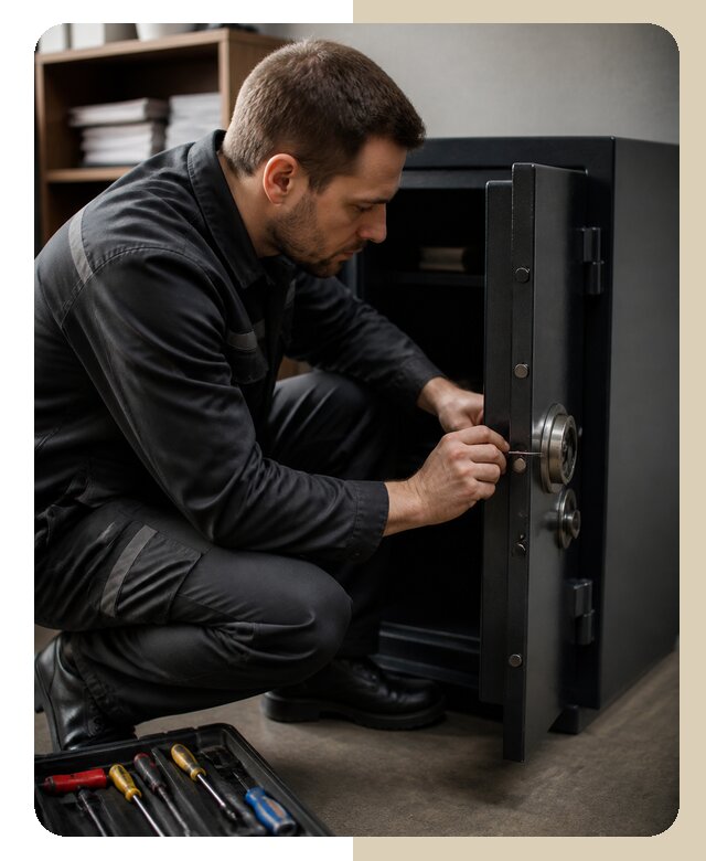 Вскрытие сейфа без повреждений в Лабинске от 6971 р. | Дверной